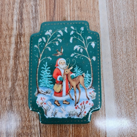 1993 Hallmark Keepsake Christmas Ornament Journey to the Forest Handcraft 4.5" - Picture 2 of 4